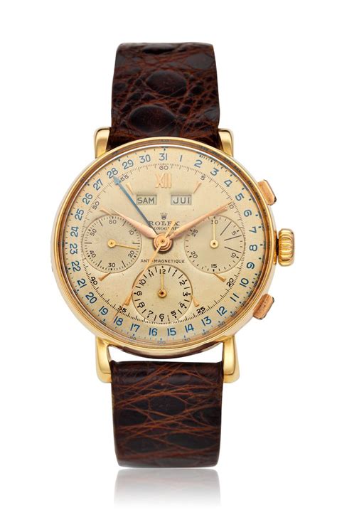 ROLEX, 18K CHRONOGRAPH 'DATO COMPAX', REF. 4768